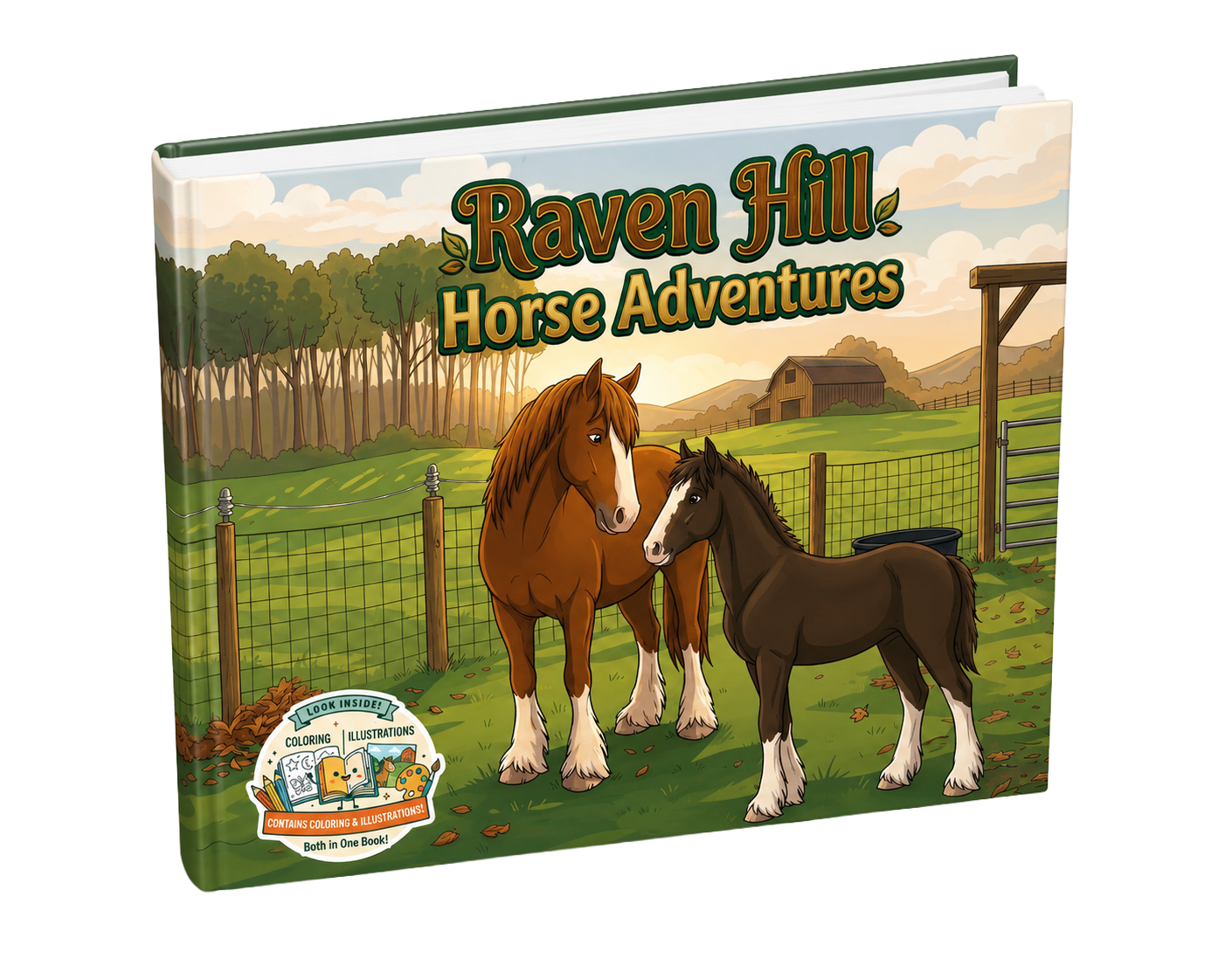 Raven Hill Horse Adventures: Book 1 Cove Image