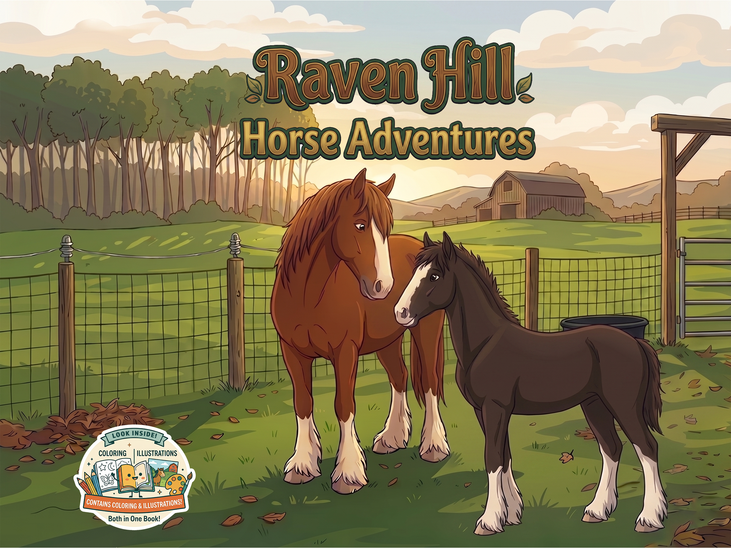 Raven Hill Horse Adventures: Book 1 Cove Image